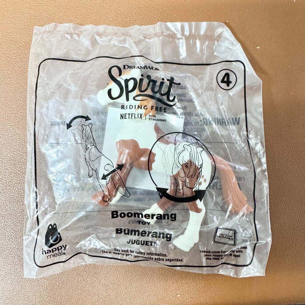 McDonalds Happy Meal Toy 2020 Dreamworks‎ Spirit Riding Free Boomerang Toy 4+